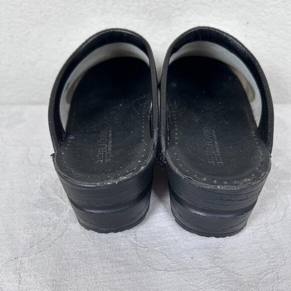 Bjork Womens (39-40) 9 comfort pro  Araceli leather clog Stockholm Scandi Girl - Picture 3 of 6